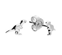 Boucles d'oreilles à tige en argent sterling T-Rex Tyrannosaure Rex Dinosaure