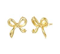 Boucles d'oreilles à tige en forme de nœud, clous minimalistes pour une tenue professionnelle et de soirée