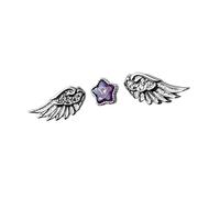Boucles d'oreilles à tige légères et confortables en forme d'aile d'ange - Accessoires élégants pour un usage quotidien, les voyages et les cadeaux, One Size, Comme décrit, Produit conforme à la
