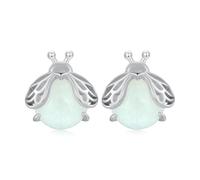 Boucles d'oreilles à tige lucioles lumineuses, clous minimalistes pour une tenue professionnelle et de soirée