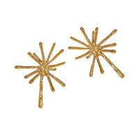 Boucles d'oreilles à tige modernes inspirées de la pyrotechnie en acier inoxydable, hypoallergéniques, légères pour les styles professionnels et décontractés, accessoires d'oreilles robustes et