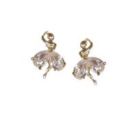 Boucles d'oreilles à tige pour femme - Bijoux en or | Boucles d'oreilles élégantes danseuses dansantes