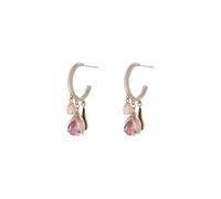 Boucles d'oreilles à Tige pour Femmes Filles Hommes - Paires de Boucles d'oreilles dormeuses en Zircon Goutte d'eau Tulipe, Boucles d'oreilles créoles en S pour la fête des mères