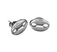 Boucles d'oreilles à tige pratiques en acier inoxydable pour femmes et filles - Bijoux tendance - Cadeau idéal pour prévenir les allergies, 10 mm, Comme décrit, Comme décrit.