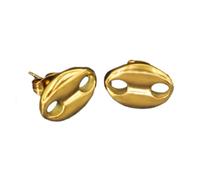 Boucles d'oreilles à tige pratiques en acier inoxydable pour femmes et filles - Bijoux tendance pour prévention des allergies, 8 mm, Comme décrit, Comme décrit.