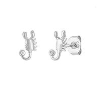 Boucles d'oreilles à tige punk en argent sterling 925 pour homme et femme avec zircones cubiques mignonnes plaquées or 18 carats hypoallergéniques, Métal, Zircone cubique