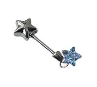 Boucles d'oreilles à tige tendance en forme d'étoile en zircon avec design léger et confortable pour un usage quotidien