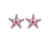 Boucles d'oreilles à tige tendance et délicates inspirées de fleurs sous-marines avec des plumes légères et confortables à porter au quotidien, taille unique, Comme décrit, Comme décrit.