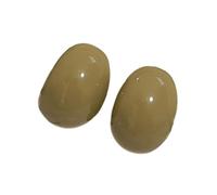 Boucles d'oreilles à tige uniques en résine en forme de C pour femme tendance, confortables à porter au quotidien et à exprimer leur propre expression minimaliste, One Size, Comme décrit, Comme décrit