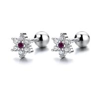 Boucles d'oreilles à vis de neige de Sweet Winter pour femmes Bijoux fins de mariage