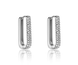 Boucles d'oreilles acier inoxydable femme Marc Lauder Soriano Gris TU