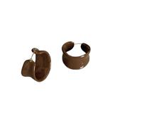 Boucles d'oreilles acryliques de nouveauté de mode - Boucles d'oreilles de cerceau irrégulières de conception Sense liquide liquide exagéré, boucles d'oreilles de bijoux de tempérament UI