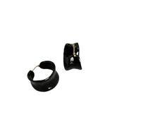 Boucles d'oreilles acryliques de nouveauté de mode - Boucles d'oreilles de cerceau irrégulières de conception Sense liquide liquide exagéré, boucles d'oreilles de bijoux de tempérament UI