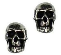 Boucles d'oreilles Alchemy : Crânes Gris G