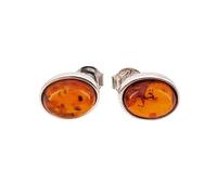 Boucles d'Oreilles Ambre Camille - Argent 925