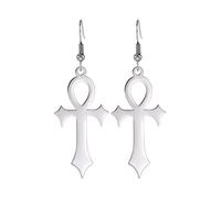Boucles d'oreilles Ankh Croix pour Femmes Filles Croix Égyptienne Ancienne Boucles d'oreilles Ankh en Acier Inoxydable Cadeaux d'anniversaire Fête des mères (s)