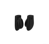 Boucles d'oreilles antidérapantes en silicone pour Meta pour Ray-ban pour lunettes Skyler et Headliner - Crochets en caoutchouc noir confortables pour garantir un ajustement stable pendant le sport