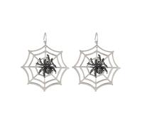 Boucles d'oreilles araignées pour filles gothiques, style punk, tendance, idéales pour les concerts, les maisons, les événements gothiques, les fêtes