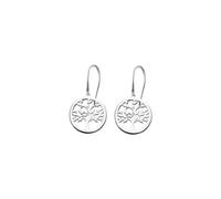 Boucles Doreilles Lotus Silver Arbre De Vie En Argent 925 Lp1641-4/1 Jlp1641-4-1