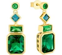 Boucles D'oreilles, Argent 925, Doré À L'or Jaune