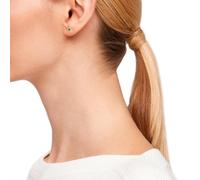 Boucles D'oreilles, Argent 925, Doré À L'or Jaune