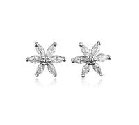 Boucles d'oreilles argent 925 Fleur
