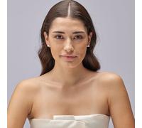 Boucles d'oreilles argentées avec perle artificielle Infinite White Fancy FIW143.