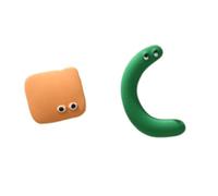 Boucles d'oreilles asymétriques drôles souriantes colorées avec pendentifs Happy Smile en or petit clou mignon tendance Y2K Preppy bijoux cadeaux pour adolescentes femmes, Acier allié, Pas de pierre