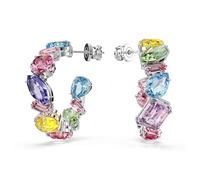 Swarovski Boucles d'oreilles 5692412 asymétriques bleu clair/jaune foncé/pitaya argent Taille unique