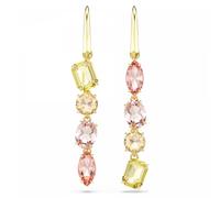 Swarovski Boucles d'oreilles Gema 5737454 asymétriques, rose, plaqué ton or, OS