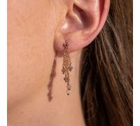 Boucles d'oreilles bianca agate botswana