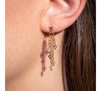 Boucles d'oreilles bianca fluorite