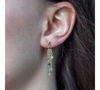 Boucles d'oreilles bianca turquoise