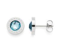 Boucles d'oreilles bleu clair Matrix