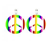 boucles d'oreilles Bonheur multicolore