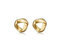 Boucles D'Oreilles Boucles d'oreilles en or style rétro géométrique triangulaire pour femme,style port français,sens supérieur du tempérament (Gold,7x6cm)