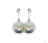 Boucles d'Oreilles ' Boule à Facette' Tenue Disco (Modèle: STC-CD5476_AR)