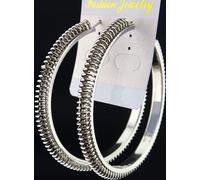 Boucles d'oreilles breloque esprit - argent KP1690