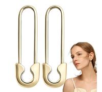 Boucles d'oreilles broche de sûreté pour femme, boucles d'oreilles agrafes | Lady Esthétique Balancer Goutte | Broche de sûreté Serre-tête Broche Balancer Baisse Bandeaux de mode Bijoux pour femmes