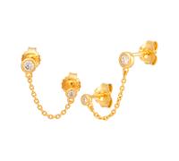 boucles d'oreilles cai en argent sterling 925 plaqué or boucles d'oreilles do...