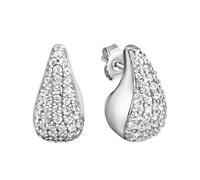 Boucles d'oreilles Celesta argent rhodié zirconium pierres gouttes NEUF brillant