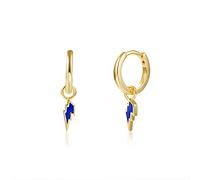 Boucles d'oreilles Cerceau éclair pour Femmes, Bijoux de perçage, 925