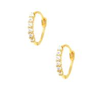Boucles d'oreilles Cerceau pour Femmes Zircon Piercing Boucles d'oreilles Femmes Bijoux Rond Cercle Boucle d'oreille Pendientes
