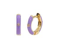 Boucles d'oreilles cerceaux de 9 couleurs pour la personnalité ronde de la personnalité rond