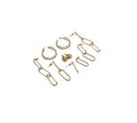 boucles d'oreilles chaÃ®nes variÃ©es Urban Classics (x5) Jaune TU