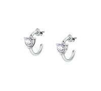 Boucles d'oreilles - CHIARA FERRAGNI - Cœurs - Laiton Blanc - Oxyde de zirconium - Femme