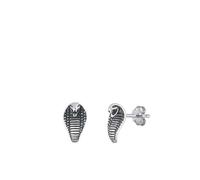 Boucles d'oreilles Clous Argent Fin 925/1000 Cobra