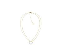 Boucles d'oreilles clous Calvin Klein en acier inoxydable bicolore pour femme