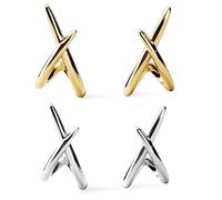 Boucles d'Oreilles, Clous d'Oreilles Or/Argent, Boucles Oreilles, Ladies Hypoallergenic Gold Small Earrings, Bijoux Cadeaux Boucles d'Oreilles Pour Femmes