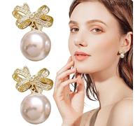 Boucles D'oreilles Clous Perles Pour Femmes,Boucles d'Oreilles Pendentif Argent | Accessoires de bijoux de mode tendance et créatifs pour vacances fêtes festivals port quotidien mariage et voyage